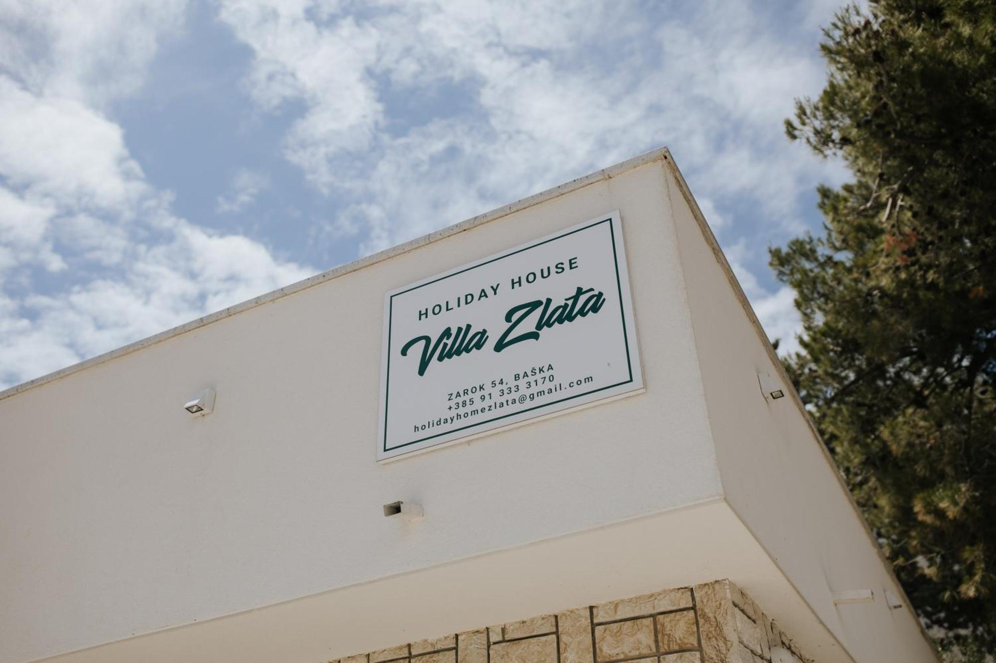 Villa Zlata - Holiday House باشْكا المظهر الخارجي الصورة